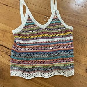 Knit crop top